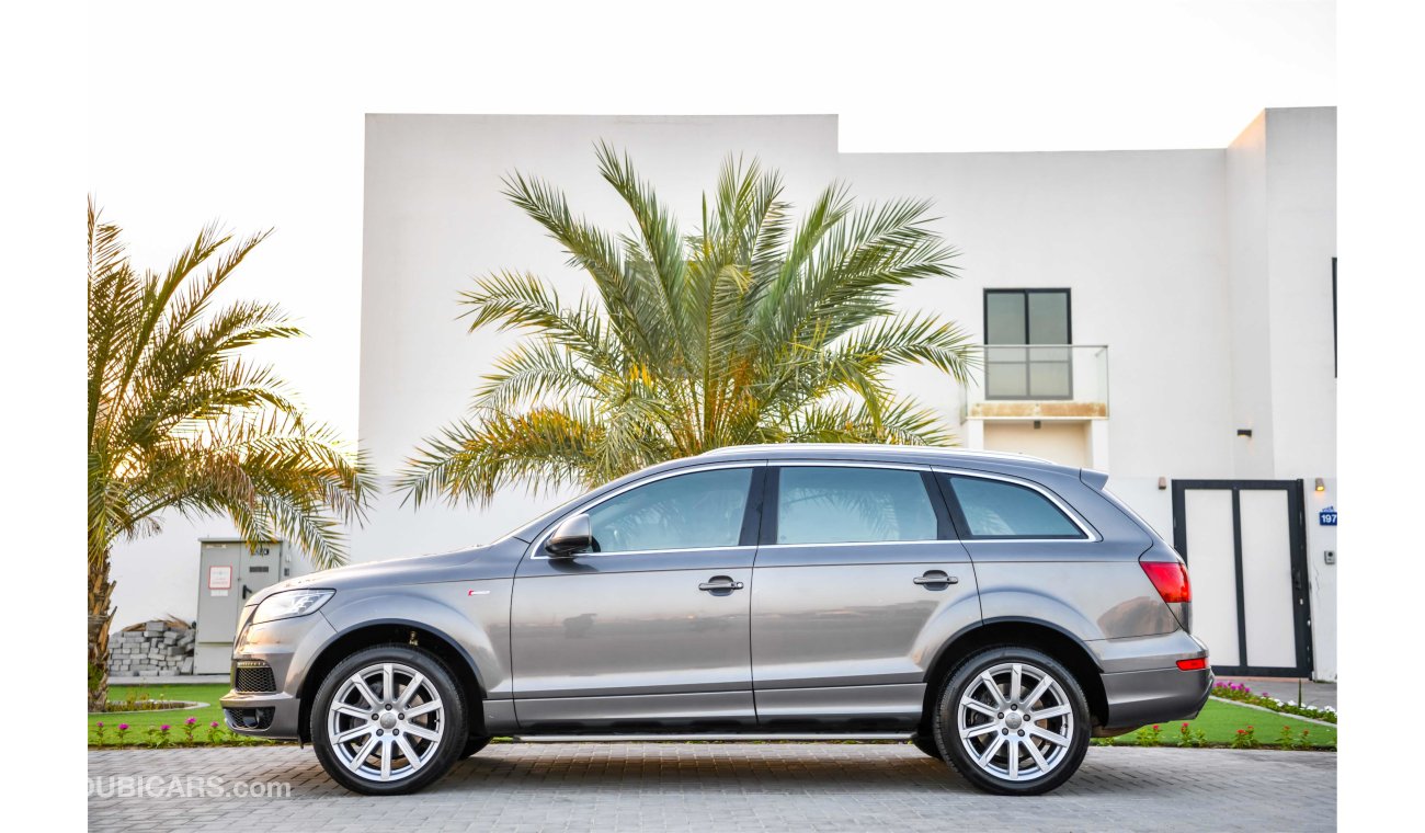 Audi Q7 S-Line Supercharged - 2 Y Warranty - GCC - AED 1,419 Per Month - 0% Downpayment