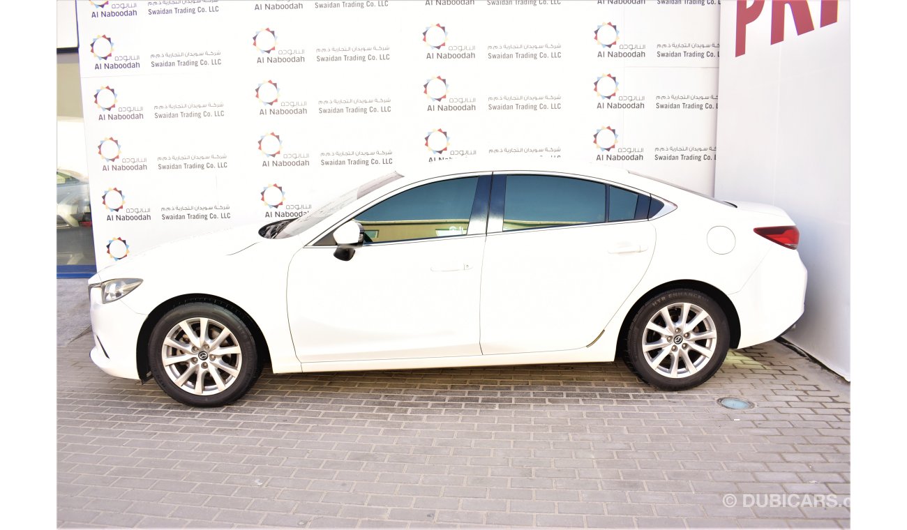 Mazda 6 AED 780 PM | 0% DP | S  2.5L 2015 GCC REAR CAMERA CRUISE CONTROL