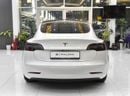 Tesla Model 3 STANDARD RANGE EXCELLENT DEAL for our Tesla Model 3 ( 2022 Model ) in White Color GCC Specs