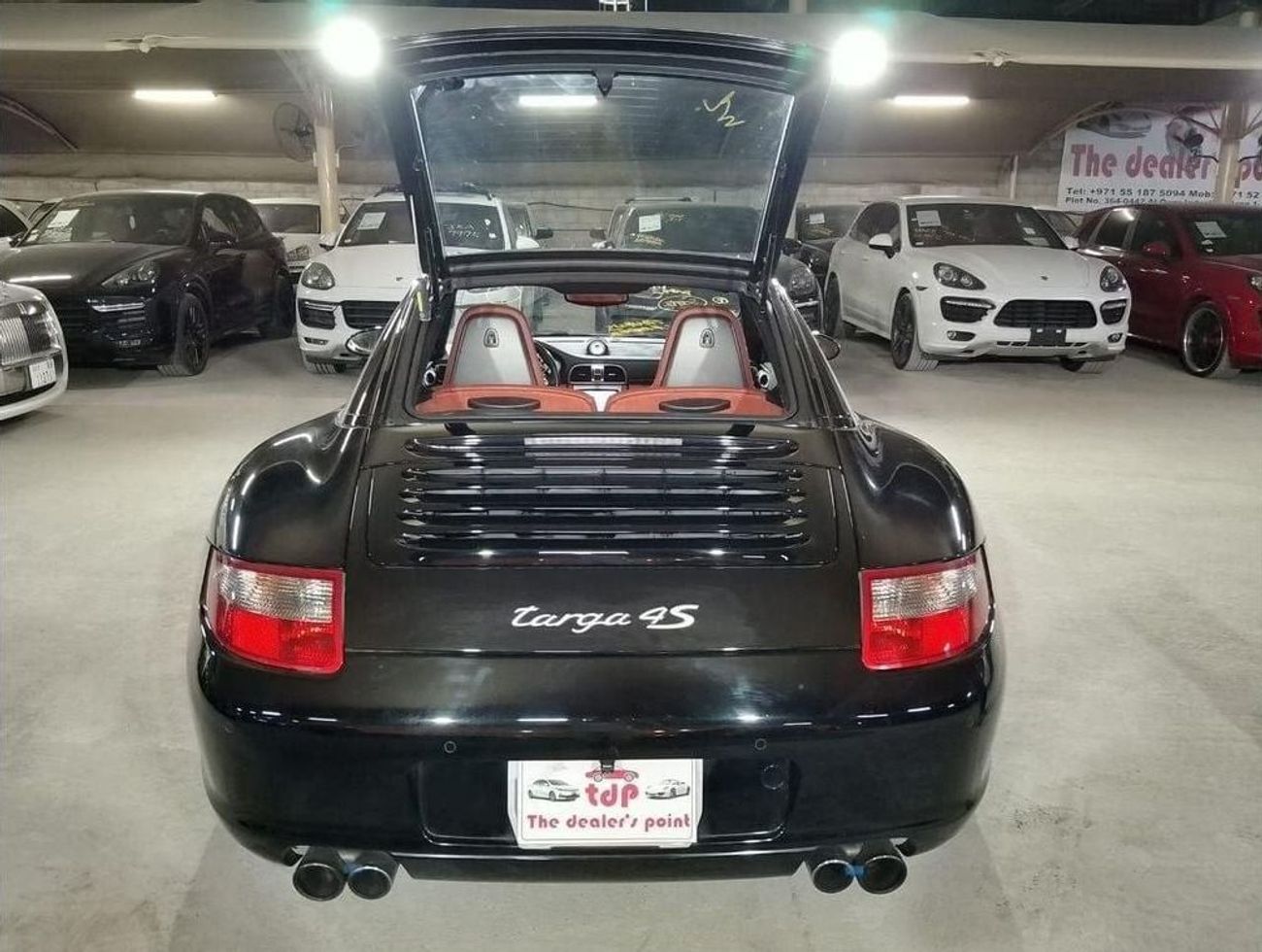 بورش 911 TARGA 4S 2007 3.8L, WITH SPORTS CHRONO PACKAGE, CARBON INTERIOR PACKAGE AND MORE..
