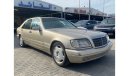 Mercedes-Benz S 500 1997 American model, 8 cylinder, automatic transmission, mileage 280000