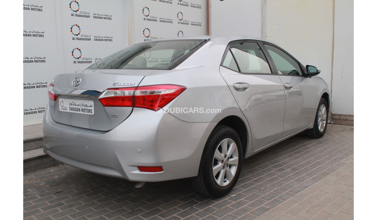 Toyota Corolla 2.0L SE 2015 MODEL GCC SPECS