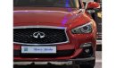 Infiniti Q50 Sport EXCELLENT DEAL for our Infiniti Q50S 3.0t ( 2018 Model! ) in Red Color! GCC