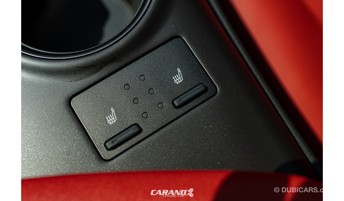 Toyota Camry XSE Hybrid Black / Red Interior