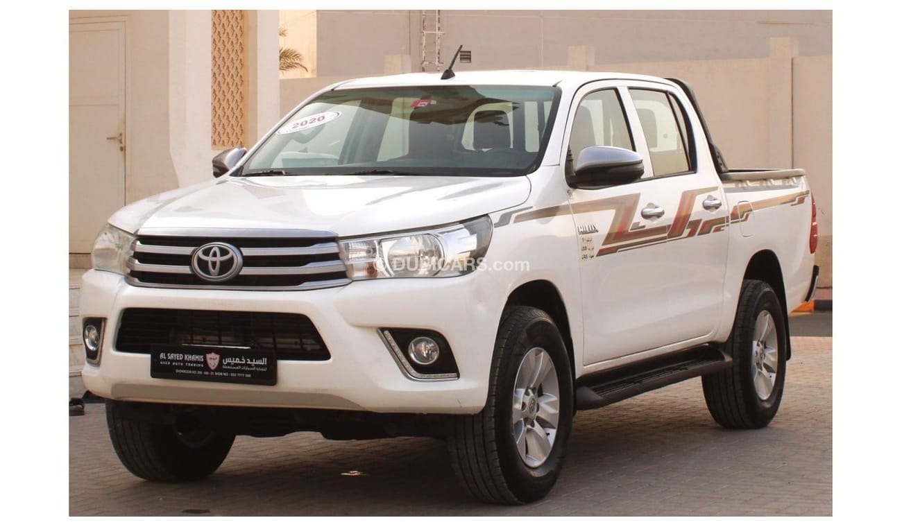 تويوتا هيلوكس GL 2 تويوتا هايلوكس 2020 خليجي ديزل فور ويل بحالة ممتازة