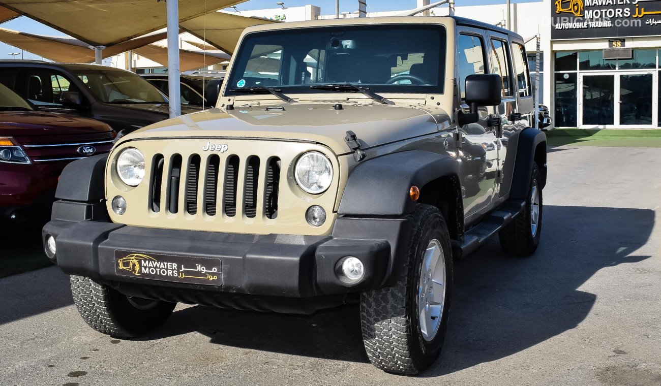 Jeep Wrangler Sport Unlimited Agency Warranty Full Service History GCC