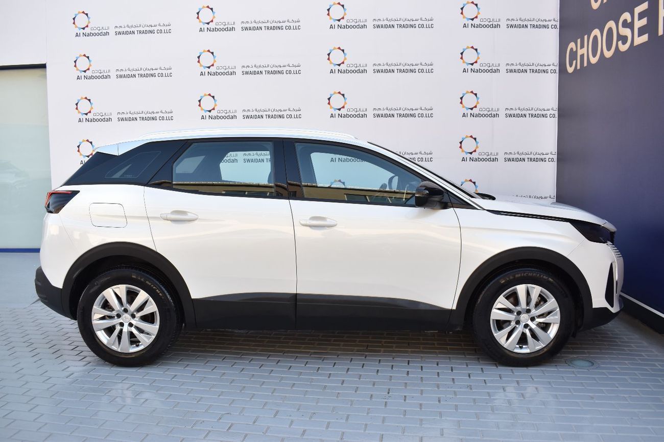 بيجو 3008 AED 1069 PM  ACTIVE 1.6 TC AT GCC MANUFACTURER WARRANTY 2028 OR 100K KM