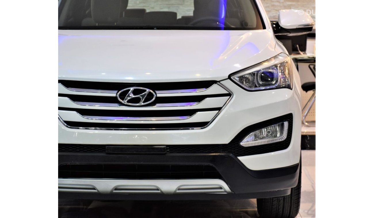 هيونداي سانتا في AMAZING Hyundai SantaFe 4WD 2015 Model!! in White Color! GCC Specs