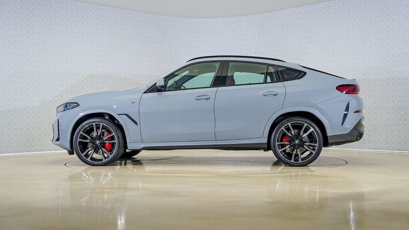 BMW X6 40i M Sport 3.0L | AED 5,500 PM | Warranty- Service July 2027 | GCC