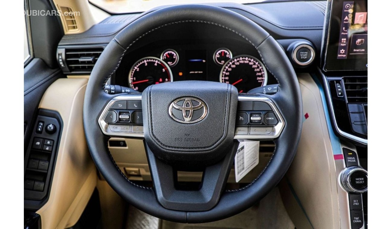 تويوتا لاند كروزر 2022 Toyota LC300 3.3L L3 | Sunroof + Alloy Wheels + Full Wide Center Screen + 20" Wheels