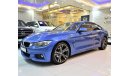 BMW 420i EXCELLENT DEAL for our BMW 420i M-Kit GranCoupe 2016 Model!! in Blue Color! GCC Specs