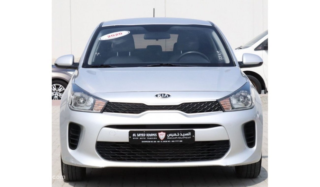 Kia Rio Kia Rio 2020 GCC in excellent condition without accidents