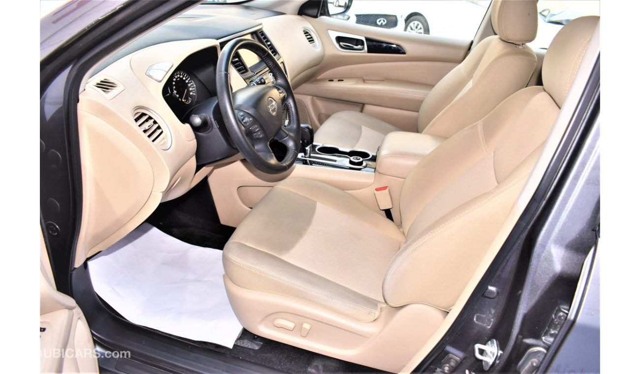 نيسان باثفايندر AED 1566 PM 3.5L S 4WD V6 GCC WARRANTY