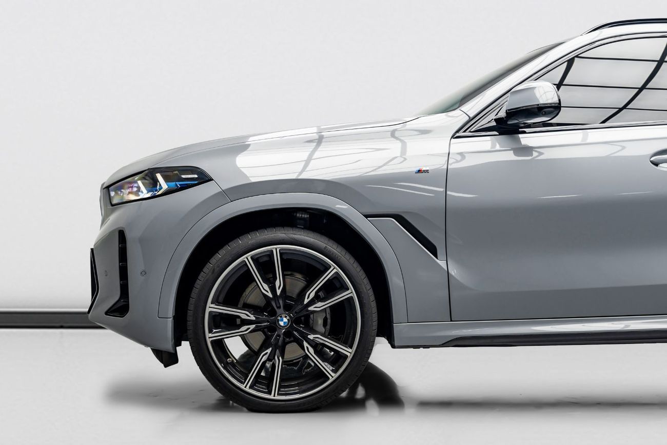 BMW X6 40i M Sport 3.0L 2025 BMW X6 XDrive 40i, 2029 BMW Warranty + Service Contract, Low KMs, GCC