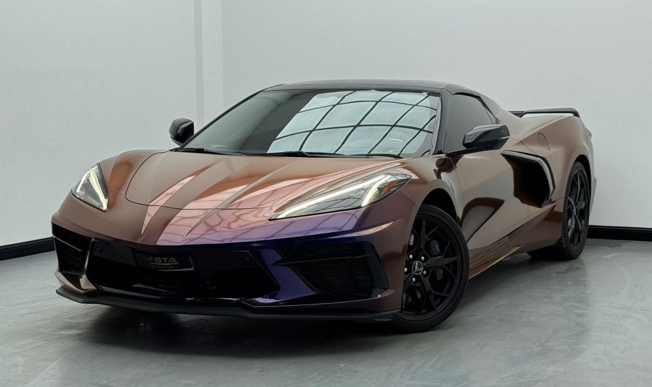 شيفروليه كورفت 2021 Chevrolet Corvette Stingray (C8) Z51 Convertible, Agency Warranty & Service Contract, Agency FS