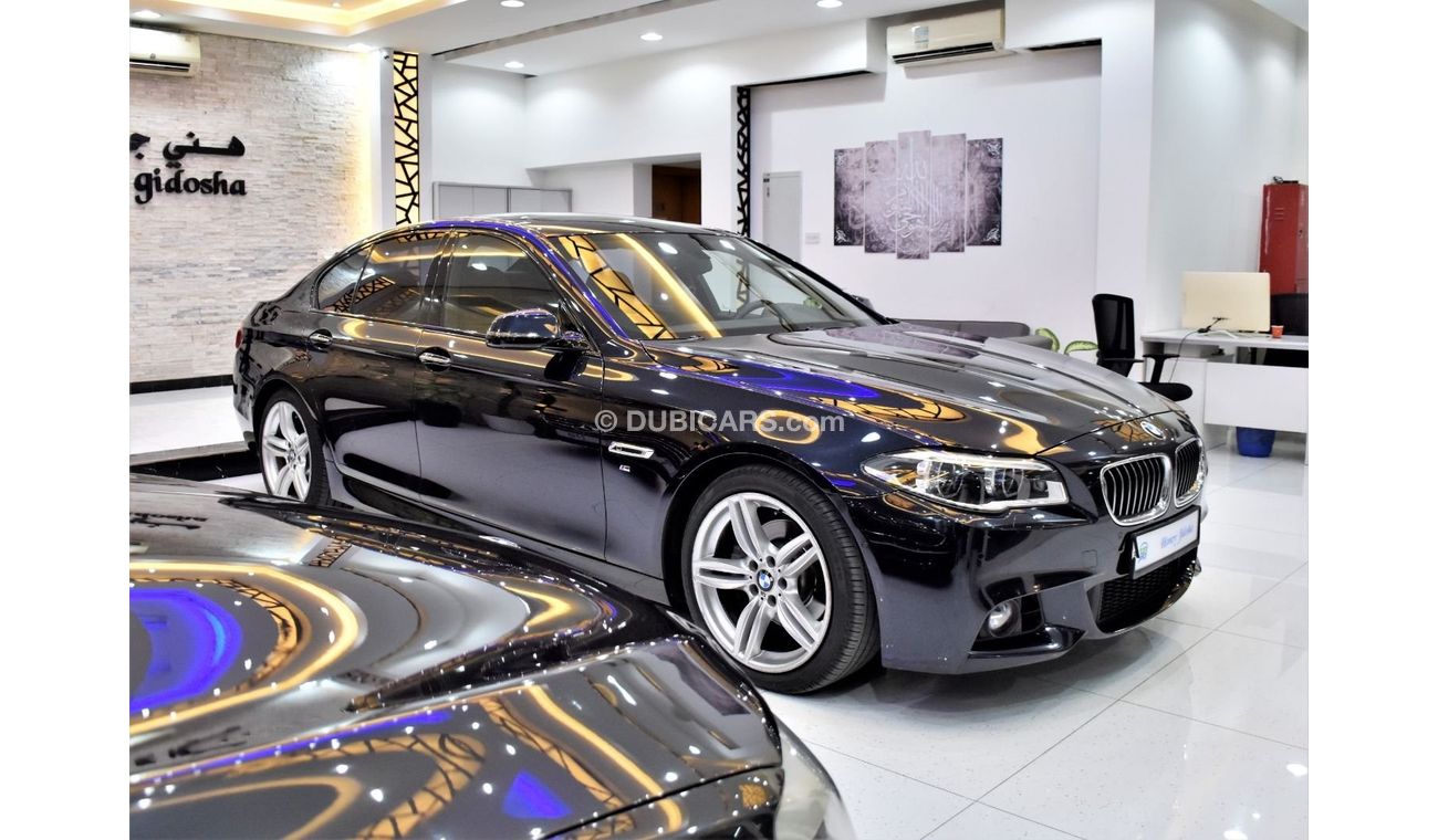 بي أم دبليو 528i EXCELLENT DEAL for our BMW 528i M-Kit ( 2015 Model ) in Dark Blue Color GCC Specs