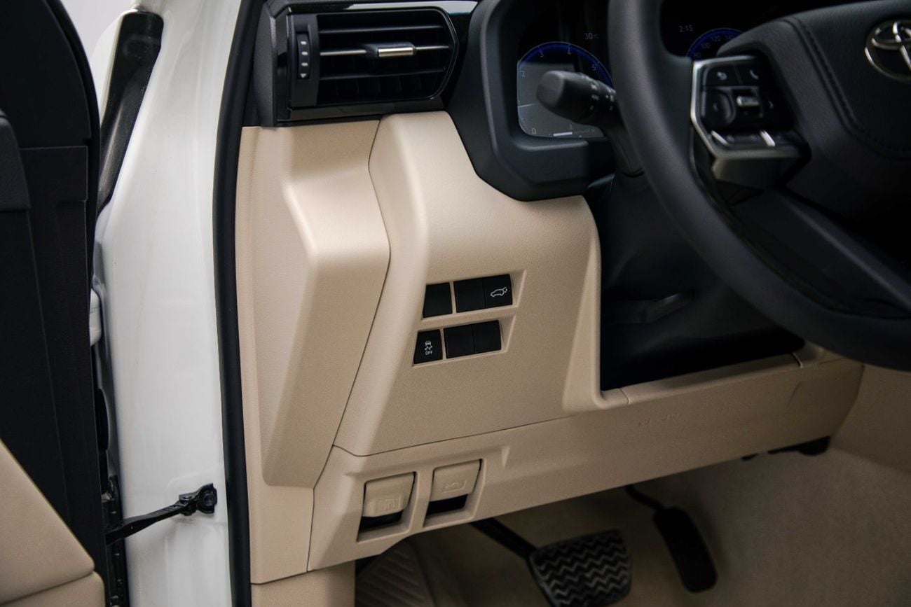 Toyota Land Cruiser VX LC300 4.0L - White Inside Beige | Export Only
