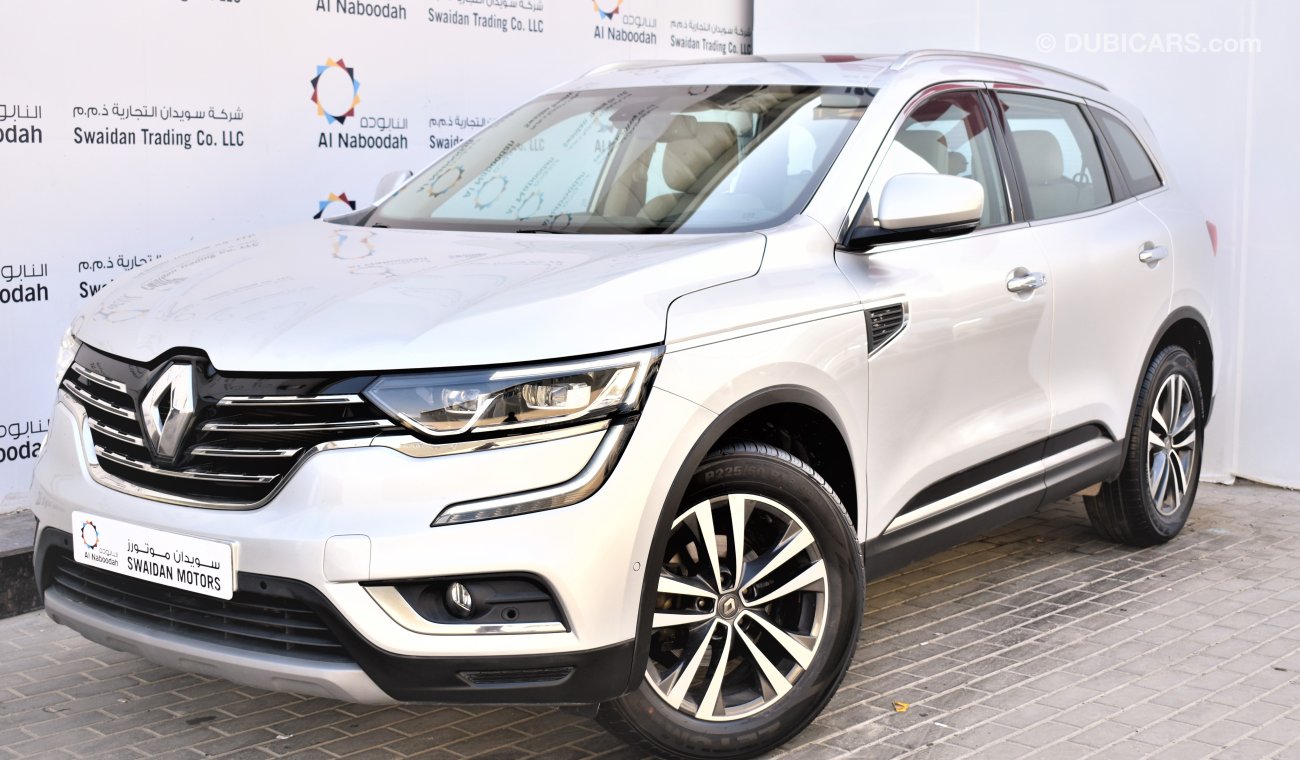 Renault Koleos 2.5L LE 4WD 2017 GCC DEALER WARRANTY