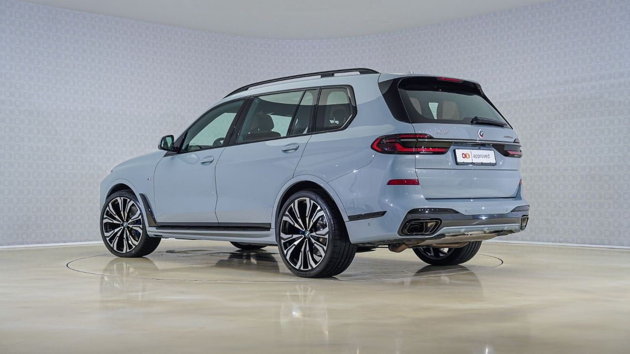 BMW X7 XDrive40i 3.0L | AED 4,913 PM | Warranty Aug-2026 | GCC