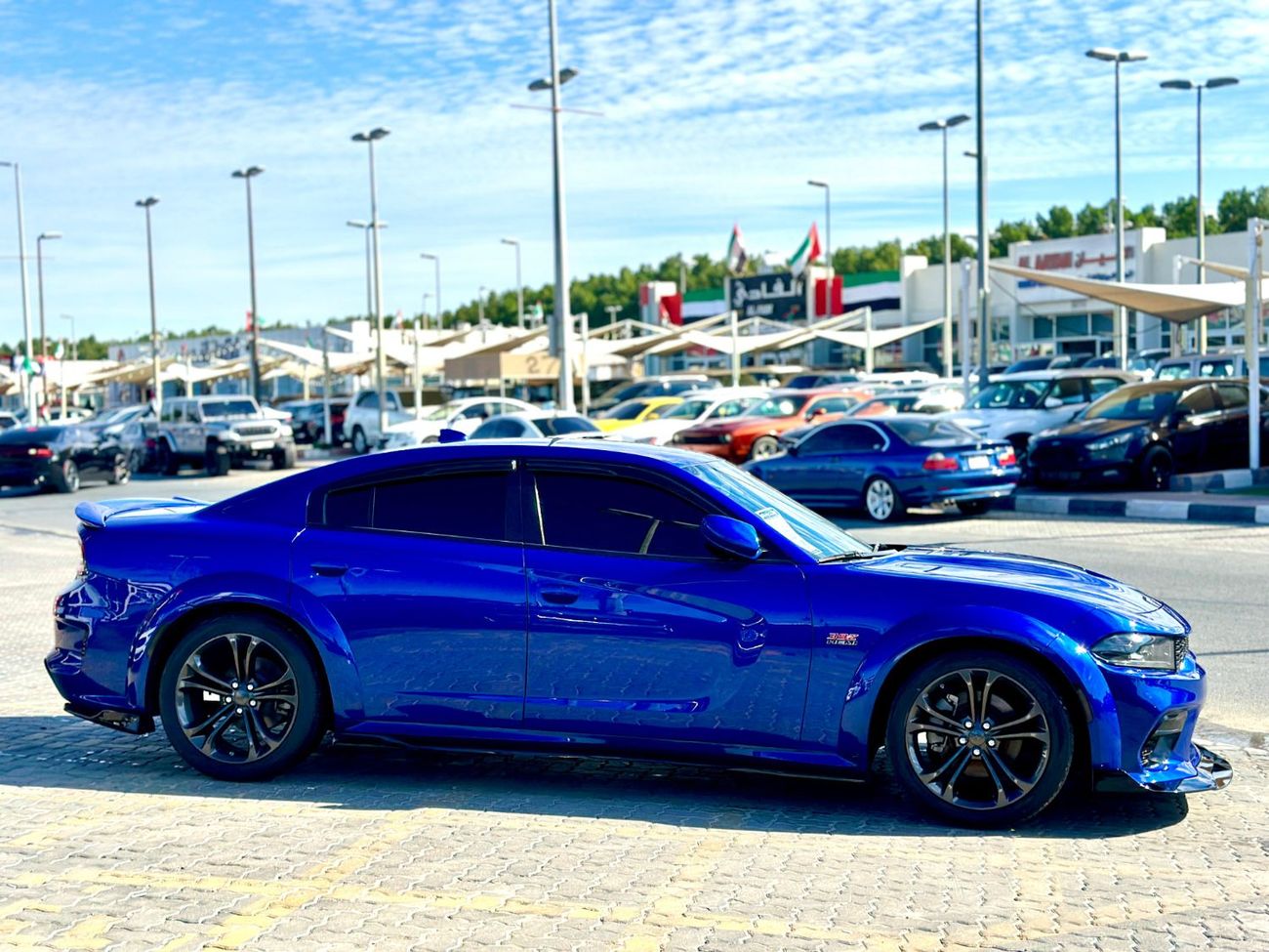 Dodge Charger 5.7L R/T | Monthly 1550/- | 0% DP | Super Track Pak | Sport Mode | Park Assist | # 38337