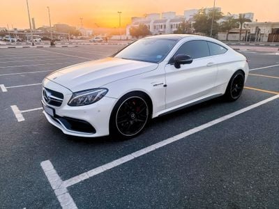 مرسيدس بنز C 63 كوبيه 2018 Mercedes-AMG C63 Coupe | Full Option | Factory Carbon Package | Priced to Sell