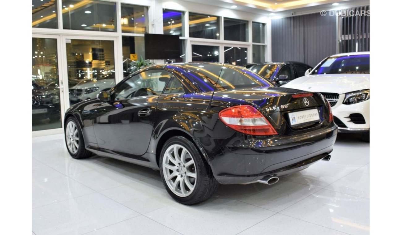 Mercedes-Benz SLK 280 EXCELLENT DEAL for our Mercedes Benz SLK 280 CONVERTIBLE ( 2007 Model ) in Black Color GCC Specs