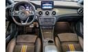 مرسيدس بنز CLA 250 Mercedes-Benz CLA 250 Orange Edition 2016 GCC under Warranty with Flexible Down-Payment.