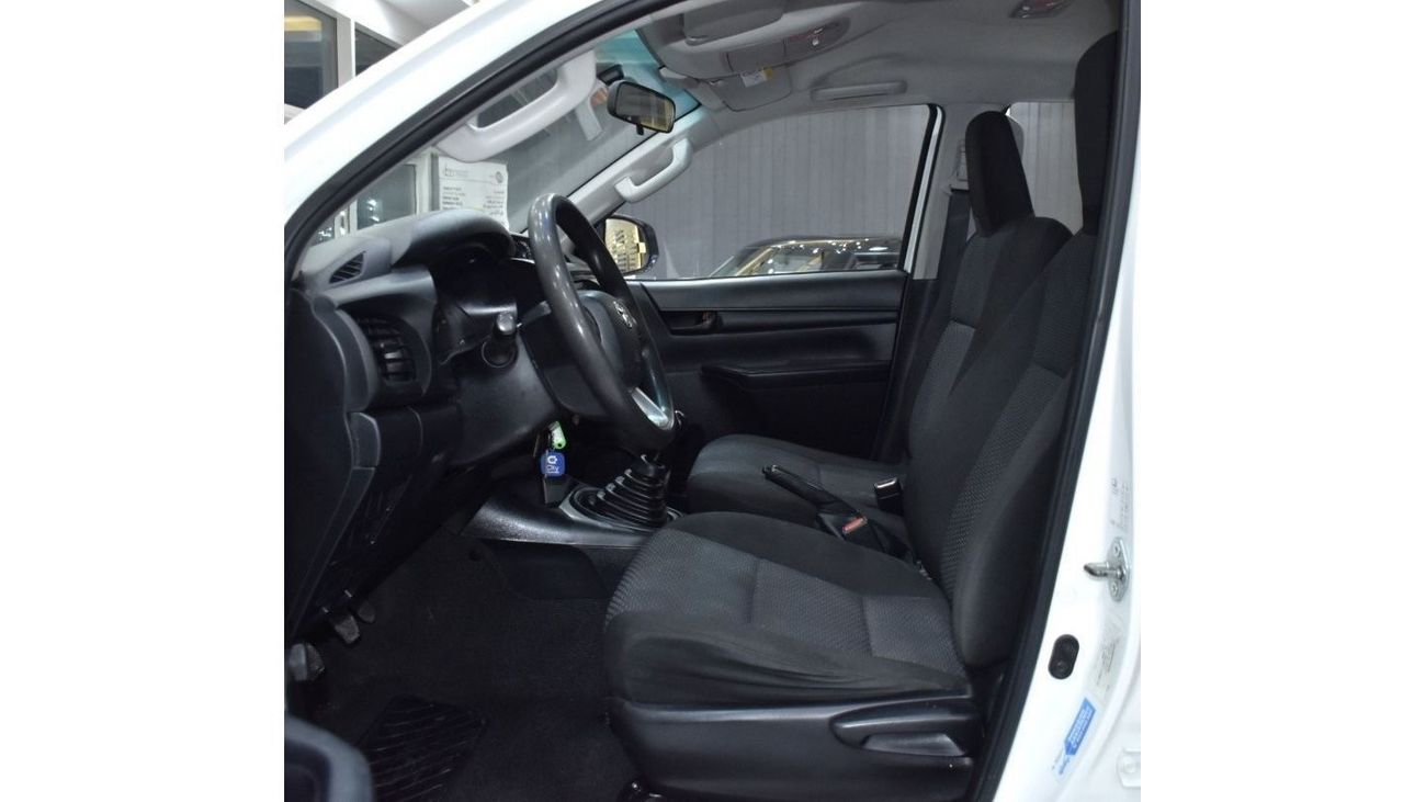 Toyota Hilux EXCELLENT DEAL for our Toyota Hilux 2.7 VVT-i ( 2021 Model ) in White Color GCC Specs