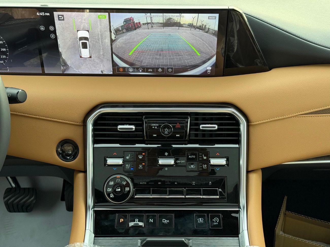نيسان باترول LE Platinum City 3.5L 2026 black inside Tan  interior
