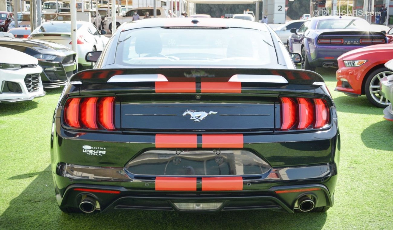 فورد موستانج Mustang Eco-Boost V4 2019/Premium/Shelby Kit/Leather Seats/Low Miles/Very Good Condition