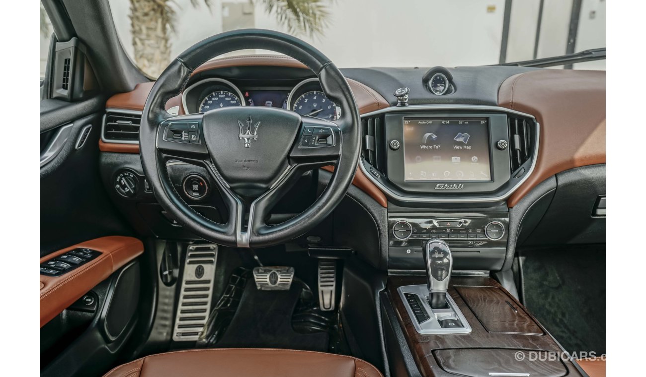 Maserati Ghibli SQ4 - Fully Loaded! - Immaculate Condition! -  AED 2,428 PM! - 0% DP