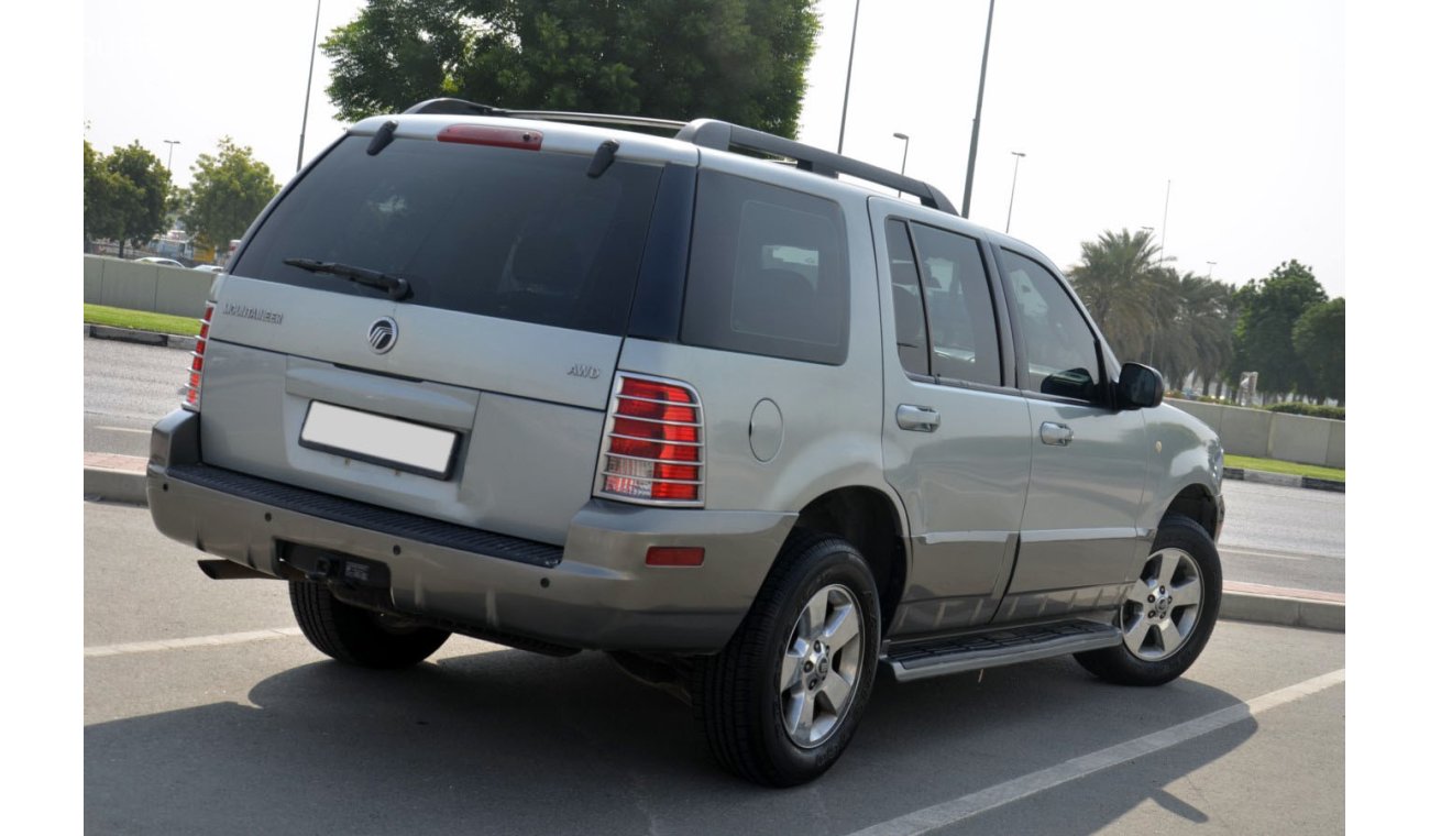 Mercury Mountaineer AWD Mid Range Very Good Condition