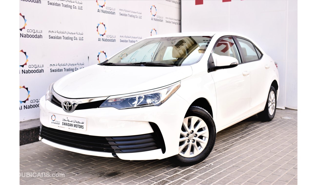 Toyota Corolla AED 1192 PM | 2.0L SE GCC WARRANTY