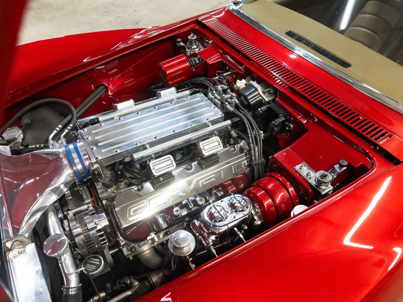 شيفروليه كورفت Stingray GM502 Hogan Intake 5 Speed Pro Touring Restomod