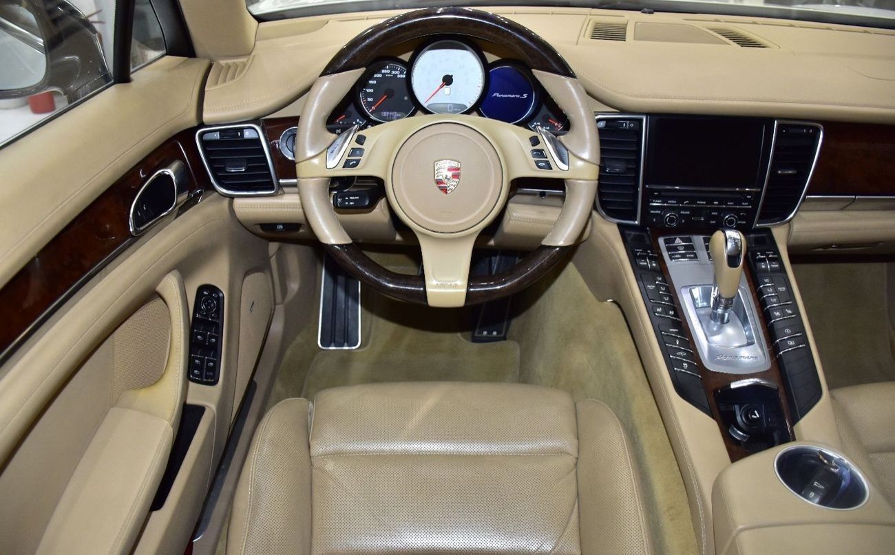 Porsche Panamera EXCELLENT DEAL for our Porsche Panamera S ( 2014 Model ) in White Color GCC Specs