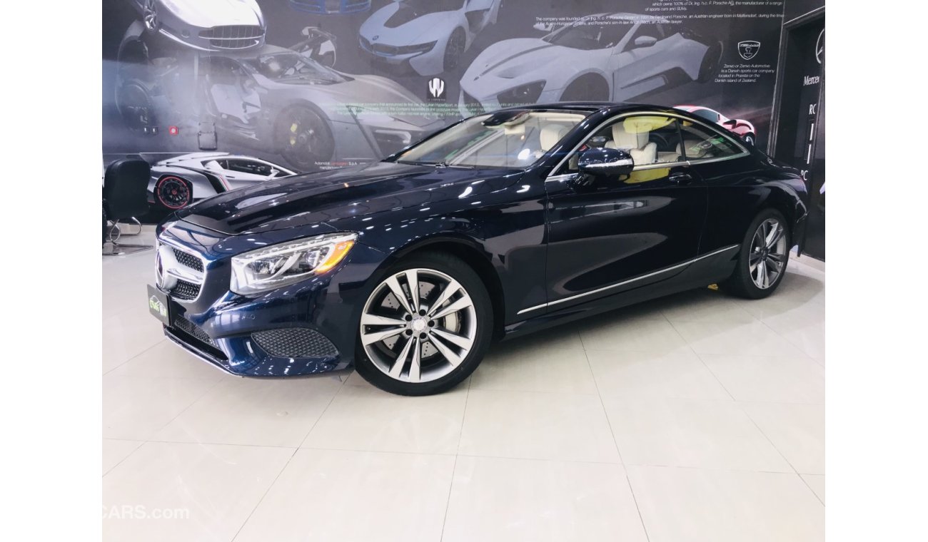 Mercedes-Benz S 550 Coupe 4MATIC - 2015 - ONE YEAR WARRANTY - ( 4,100 ) AED PER MONTH