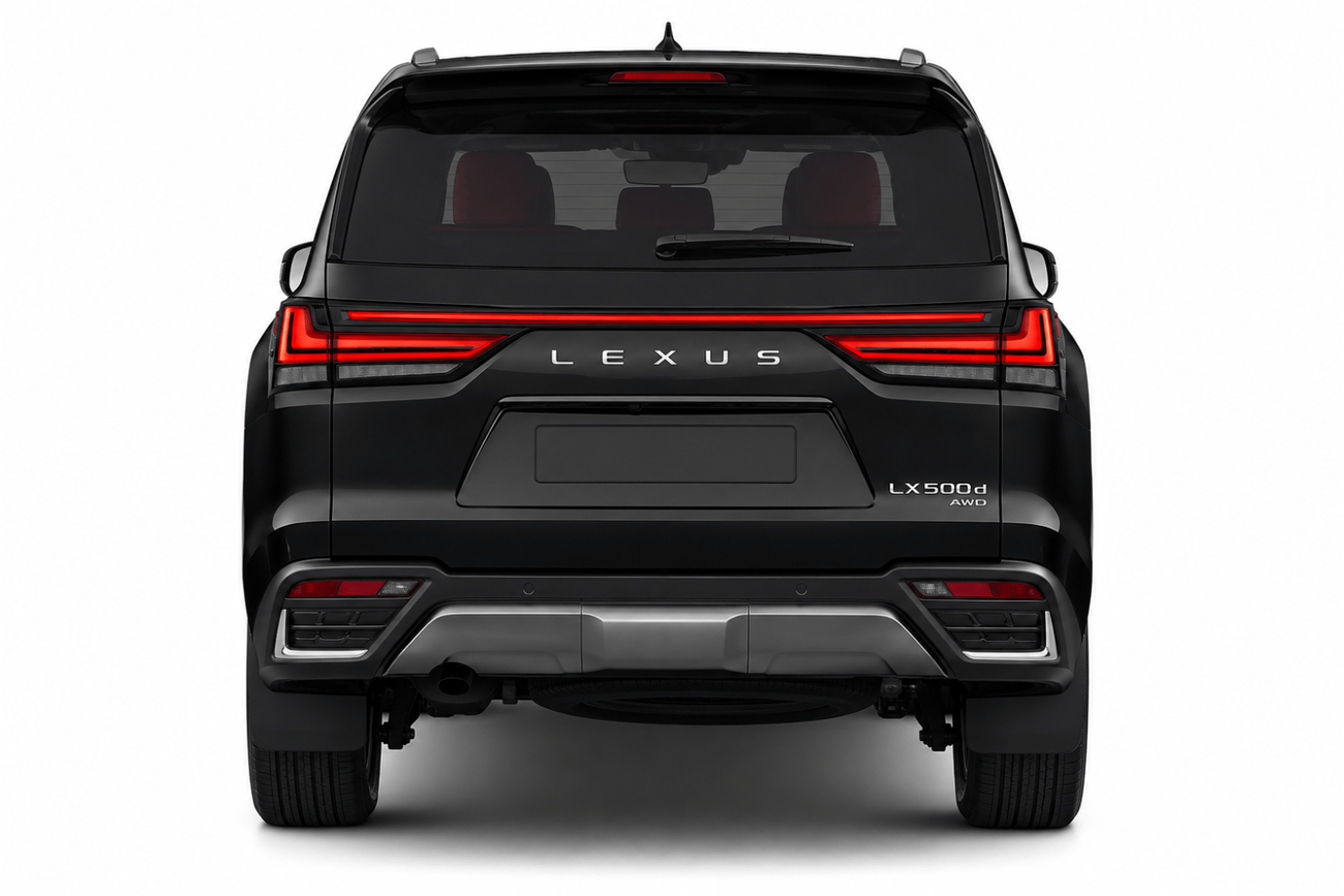 لكزس LX 500 ECTAI0018 - 2026 Lexus LX500d Urban - 3.3L Dsl At - 25 ML Spkrs - GR Black with Red Interior