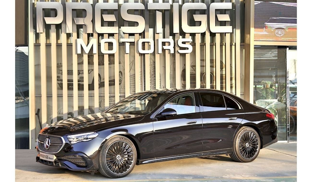 Mercedes-Benz E200 AMG NIGHT PACKAGE RWD. For Local Registration +10%