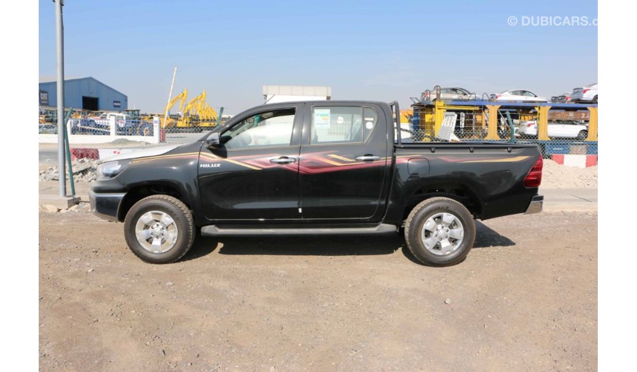 Toyota Hilux 2020 Hilux 2.4L DLX 4x4 AT Double Cabin | Colors: Black, Silver | GCC Specs with VOICE Command | DIE