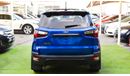 Ford EcoSport 2020 model, one number, fingerprint, leather hatch, sensors, alloy wheels, cruise control, rear came