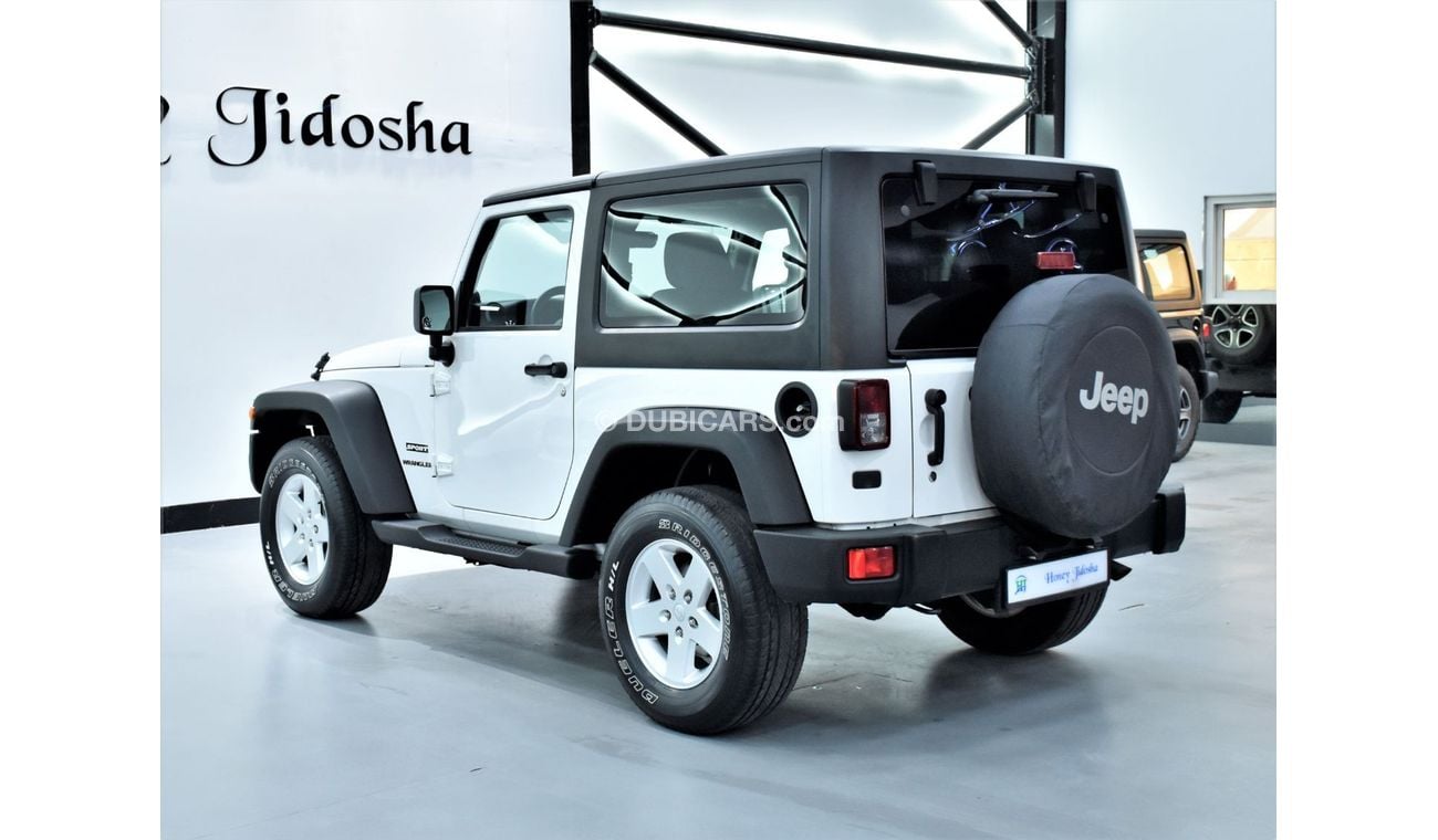 Jeep Wrangler EXCELLENT DEAL for our Jeep Wrangler Sport ( 2012 Model ) in White Color GCC Specs