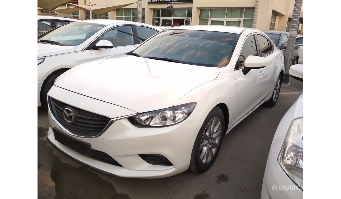 Mazda 6 WHITE 2016 GCC FULL OPTION NO PAIN NO ACCIDENT PERFECT