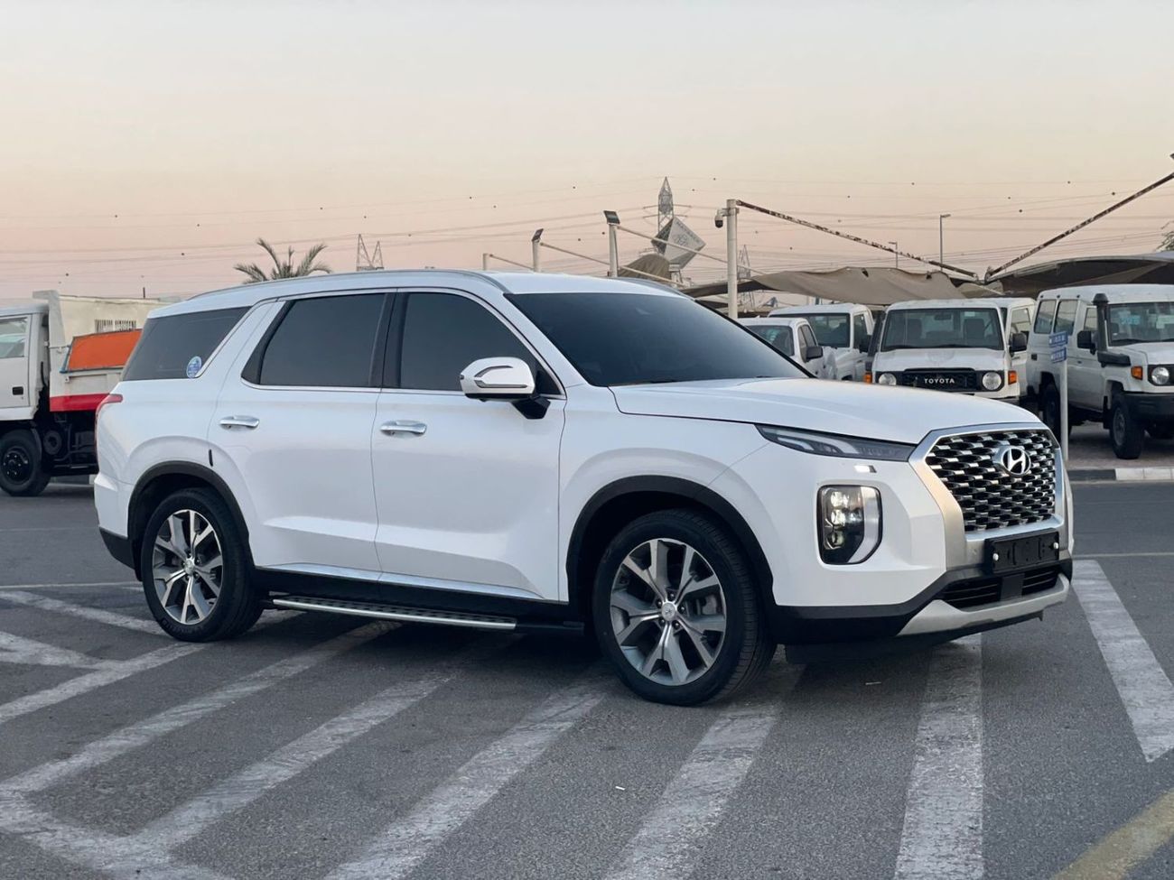 Hyundai Palisade 2021 Hyundai Palisade Premium Limited Full Option No Sunroof - Korean Specs Clean Title - 360* CAM -