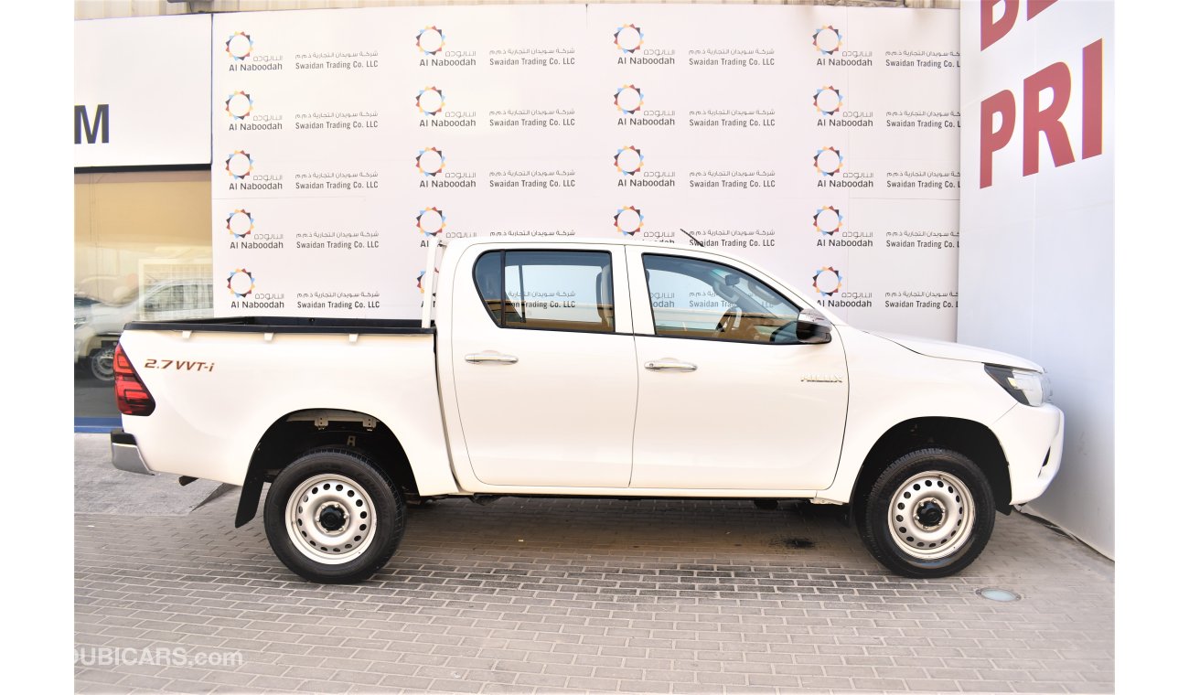 تويوتا هيلوكس DLX DC 4WD 2.7 MT 2019 GCC