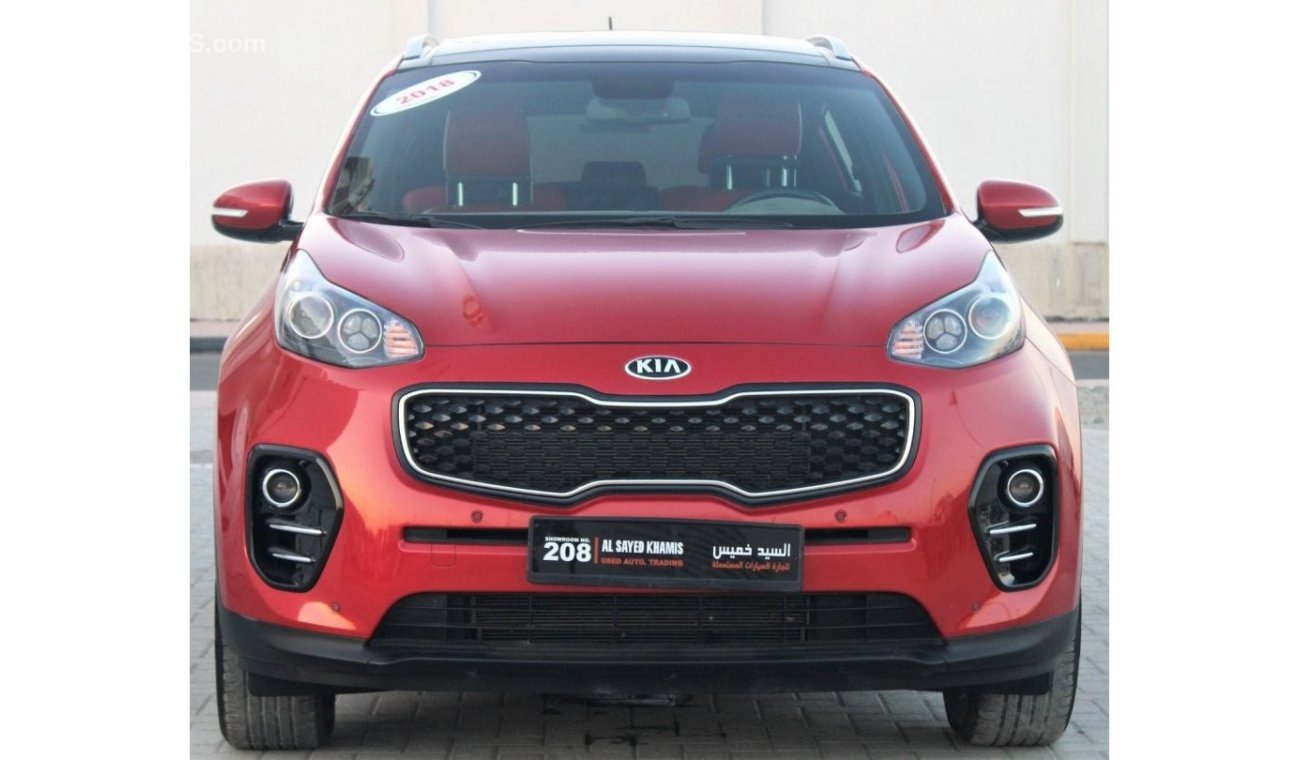 Kia Sportage Kia Sportage 2018 GCC in excellent condition, full option, without paint, without accidents, very cl