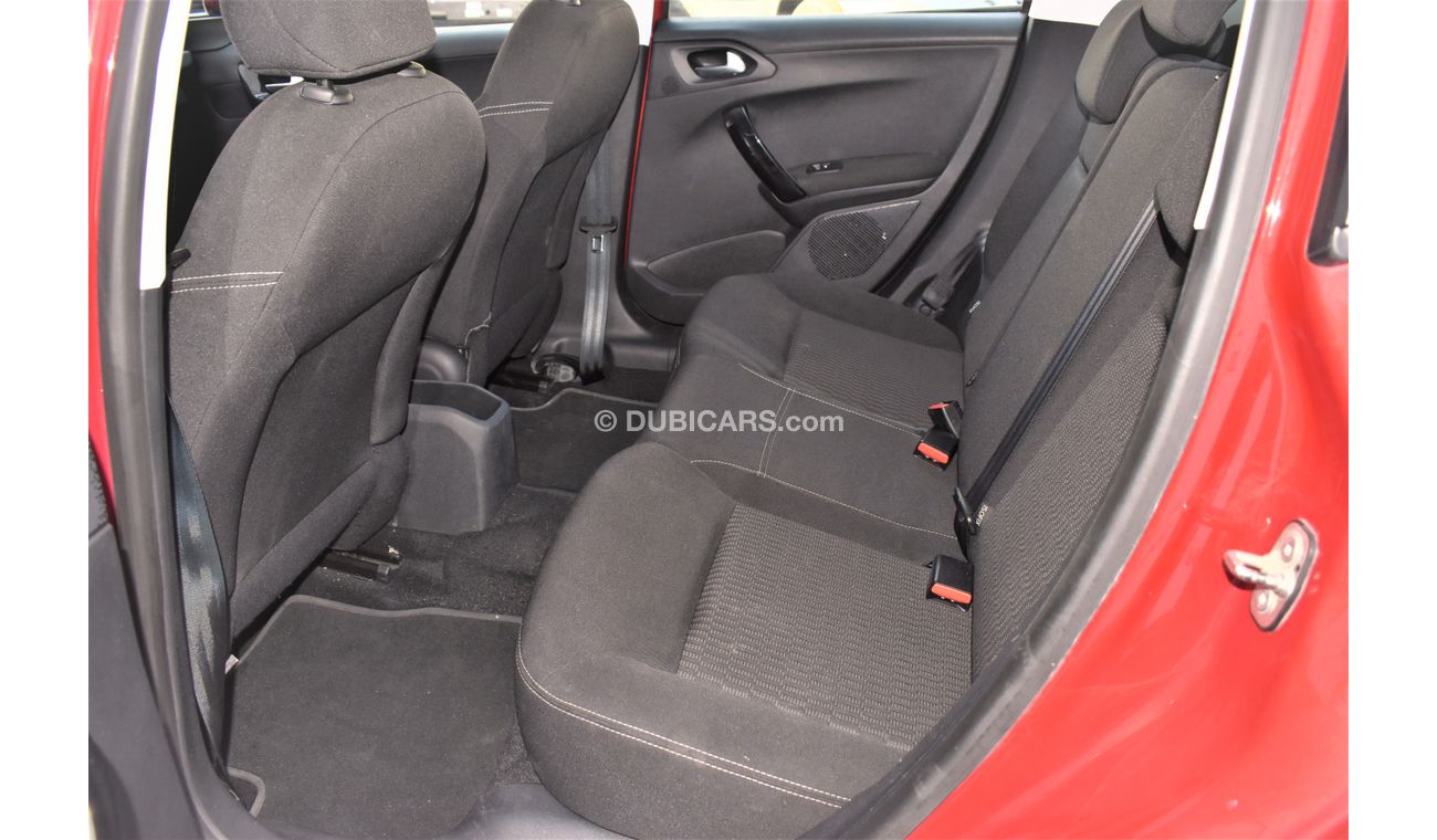 Peugeot 208 AED 723 PM | 1.6L ACTIVE 2019 GCC AGENCY WARRANTY UP TO 2024 OR 100000KM