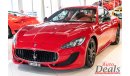 Maserati Granturismo SPORT | 2015 | GCC | WARRANTY | MC SPORTLINE