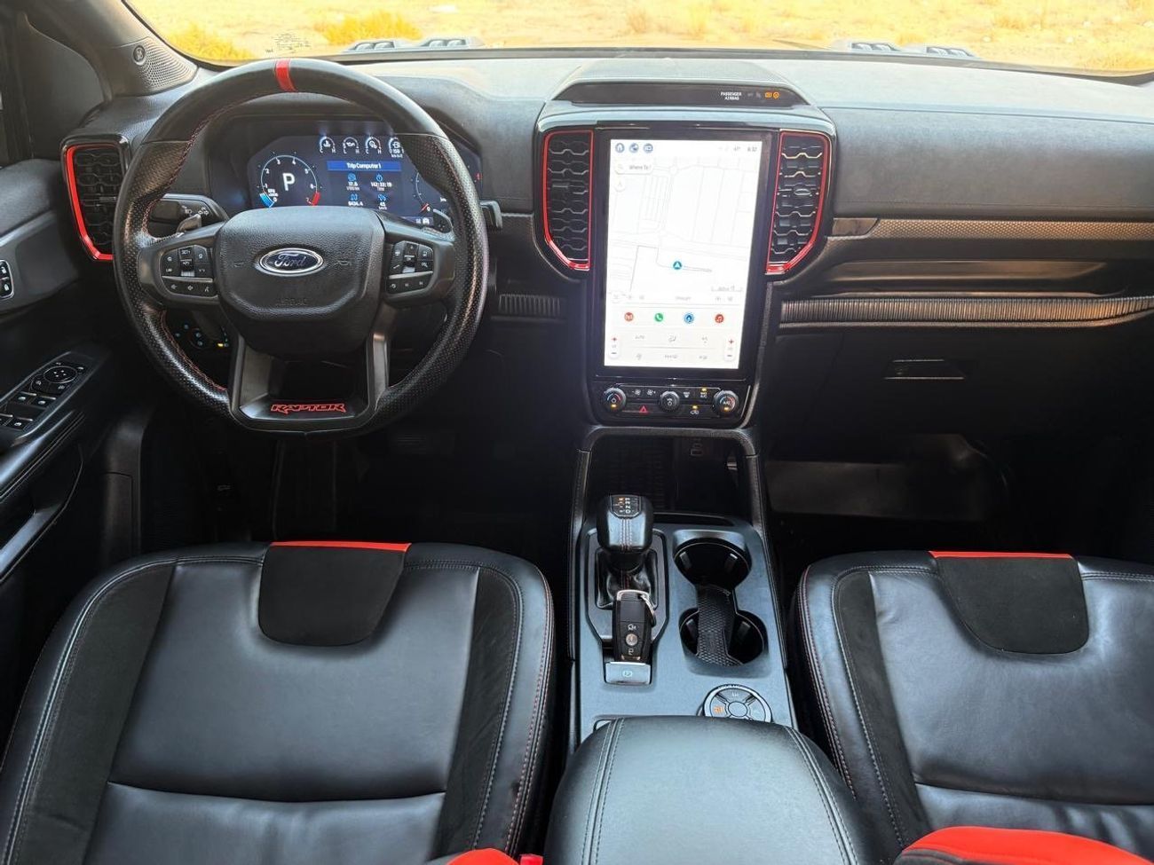 فورد رينجر رابتور Ford ranger raptor 2024 GCC free accident