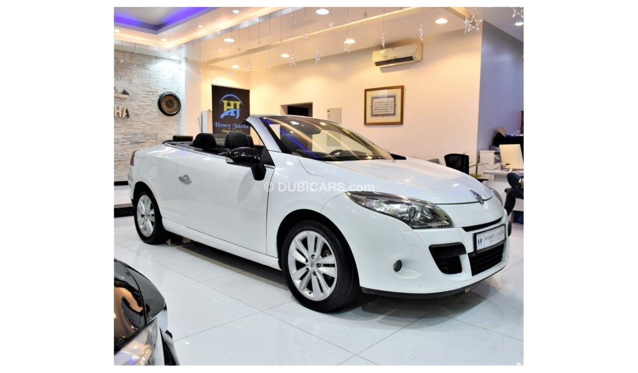 Renault Megane VERY LOW MILEAGE! Renault Megane Convertible 2012 Model!! in White Color! GCC Specs