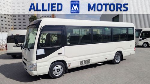 Toyota Coaster 2025 TOYOTA COASTER HIROOF 2.8L DIESEL A/T 22 SEATER LUGGAGE RACK BRAND NEW 0KM